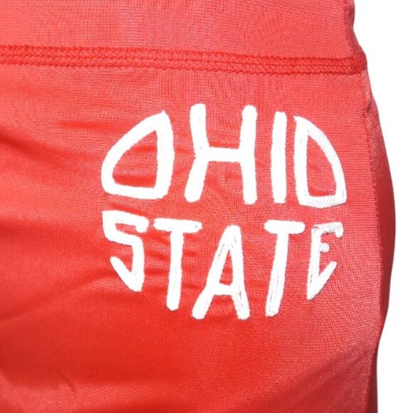 60s OHIO STATE Swim Trunk, S, VINTAGE, Red/White embroidery, Lined, drawstring. - Picture 4 of 14